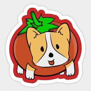 Tomato Dog Sticker